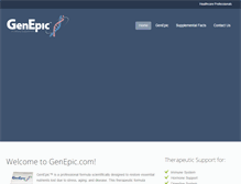 Tablet Screenshot of genepic.com